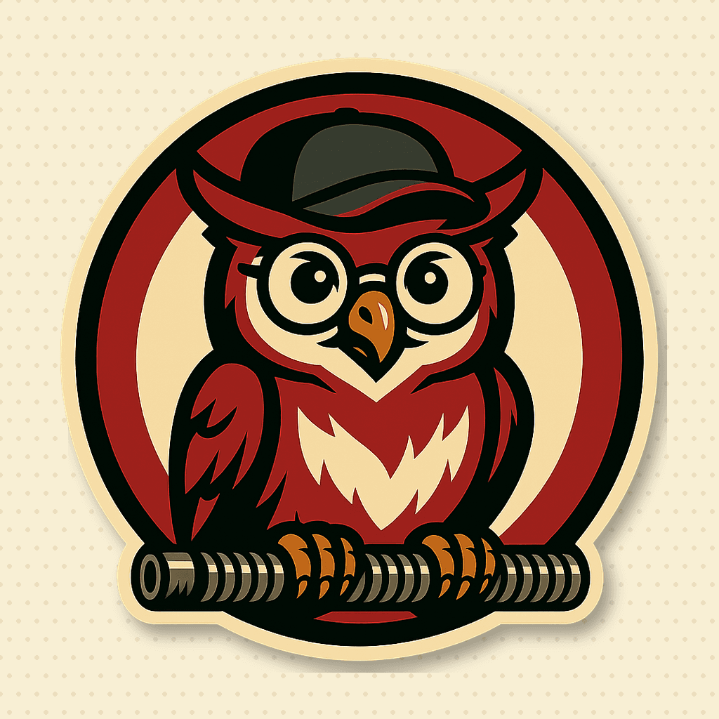 Garage Gurus owl badge